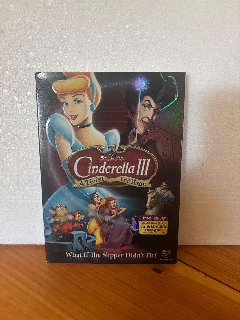 Disney Cinderella III A Twist in Time DVD New Sealed 2007 Slipcover